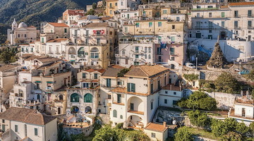 Vietri Sul Mare, the bonfires of the Immaculate Conception light up the serene Amalfi Coast