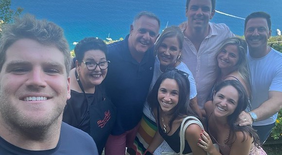 NFL Star Brian O'Neil Embraces the Flavors of Italy at Mamma Agata’s Cooking School in Ravello